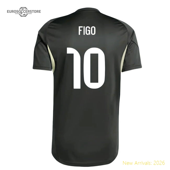 2025-2026 Real Madrid Training Jersey (Utility Grey) (Figo 10)-Football Shirts Shop