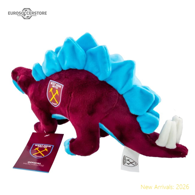 West Ham United FC Plush Stegosaurus-Football Shirts Shop