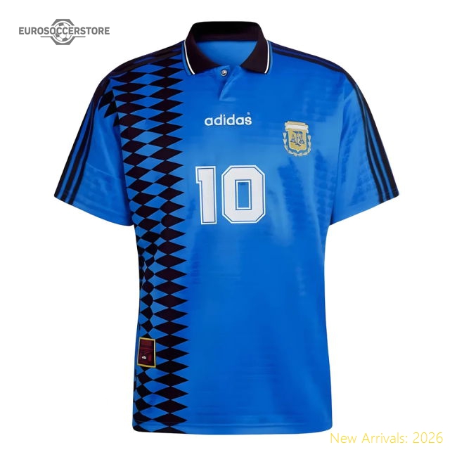 Argentina Diego Maradona 1994 Away Shirt-Football Shirts Shop