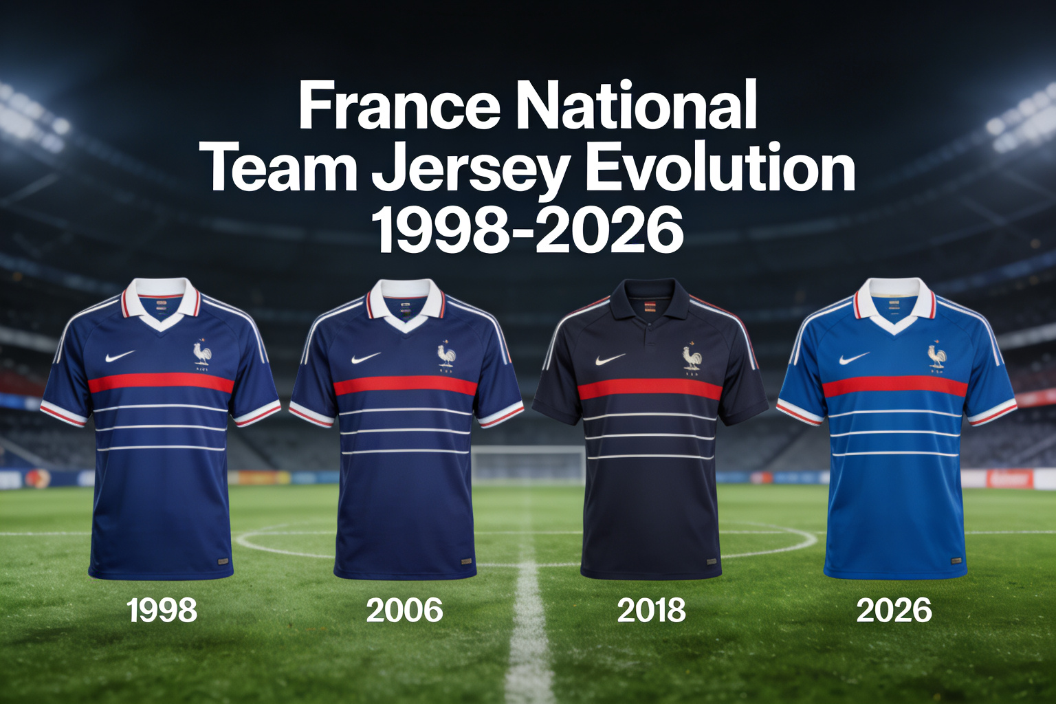 France National Team Jersey: Evolution from 1998 to 2026-Football Shirts Shop