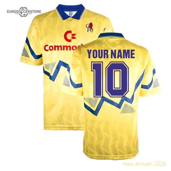 Chelsea 1990 Third Football Shirt (Your Name)-Football Shirts Shop