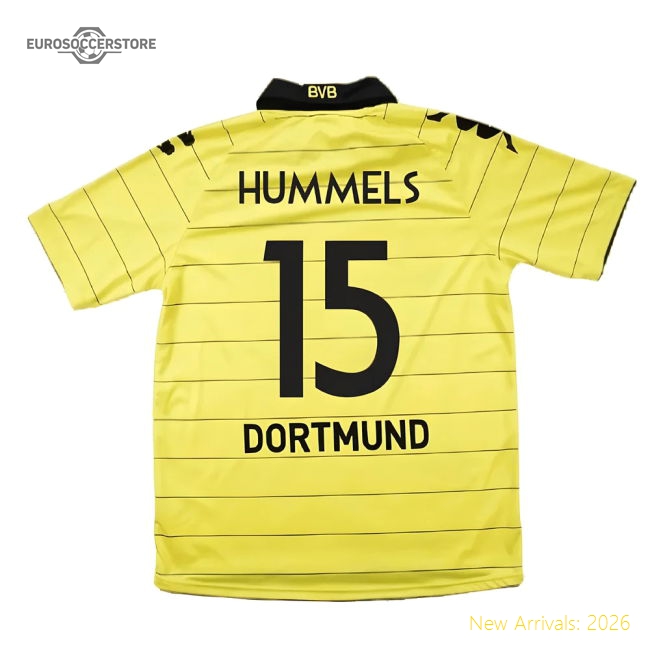Borussia Dortmund 2010-11 Home Shirt ((Excellent) M) (Hummels 15)-Football Shirts Shop