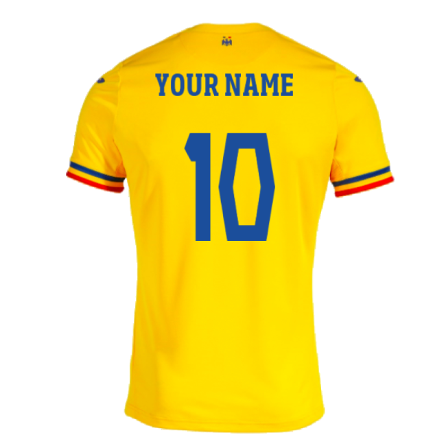 2023-2024 Romania Home Shirt (Your Name)-Football Shirts Shop