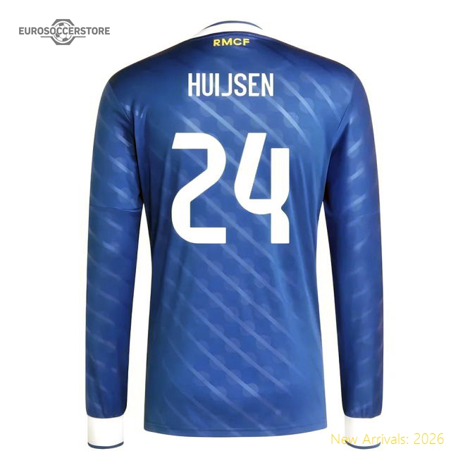 2025-2026 Real Madrid Long Sleeve Third Shirt (Huijsen 24)-Football Shirts Shop