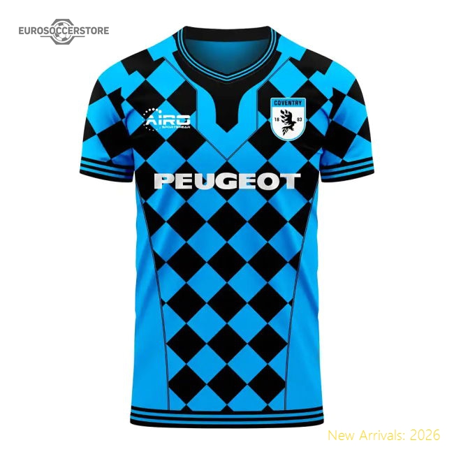 Coventry 2025-2026 Home Concept Football Kit (Airo)-Football Shirts Shop