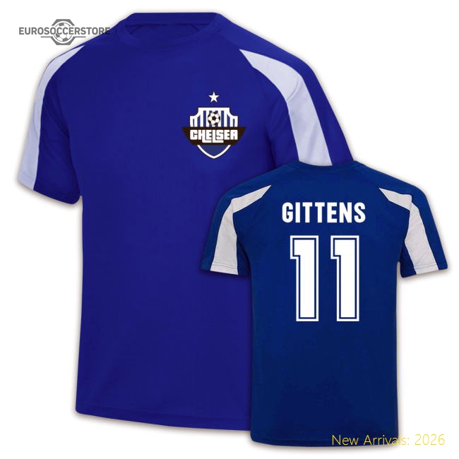Jamie Gittens Chelsea Sport Training Jersey (Blue)-Football Shirts Shop
