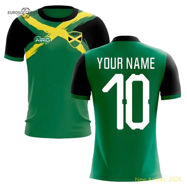 2025-2026 Jamaica Flag Concept Football Shirt (Your Name)-Football Shirts Shop