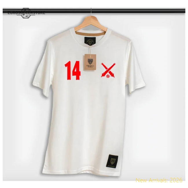 Thierry Henry The Cannon White 14 Retro Shirt-Football Shirts Shop