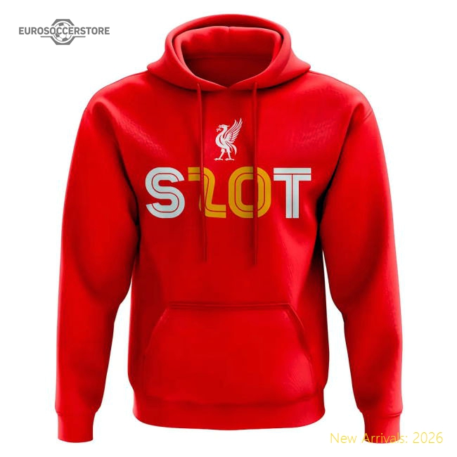 Liverpool Arne Slot 20 Titles Hoody (Red)-Football Shirts Shop