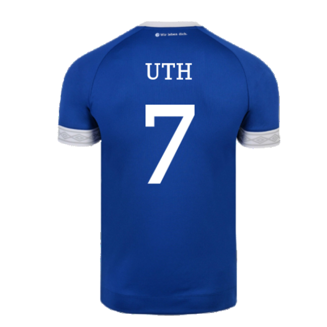 Schalke 2018-19 Home Shirt ((Mint) XXL) (Uth 7)-Football Shirts Shop