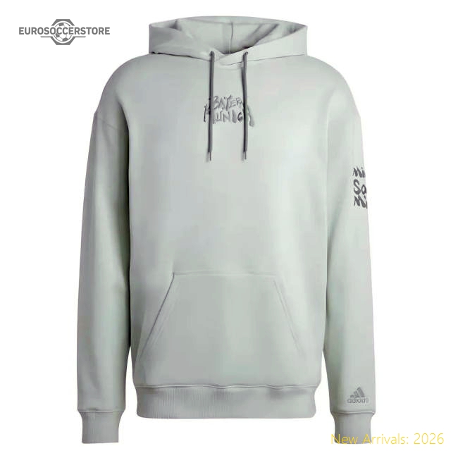 2023 Bayern Munich Chinese Story Hoody (Silver Green)-Football Shirts Shop
