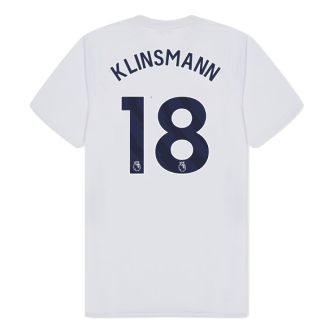 Tottenham Hotspur Poly T-shirt (White) (Klinsmann 18)-Football Shirts Shop