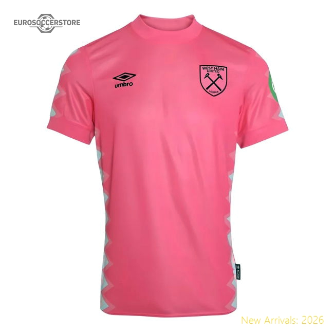 2024-2025 West Ham Goalkeeper Shirt (Pink) - Kids-Football Shirts Shop