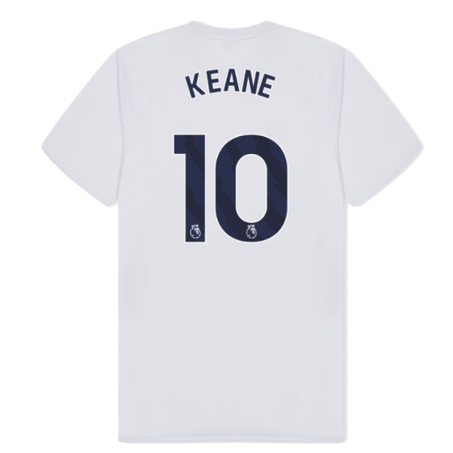 Tottenham Hotspur Poly T-shirt (White) (Keane 10)-Football Shirts Shop