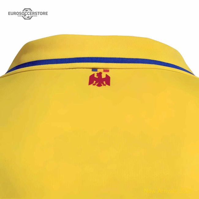 2025-2026 Romania Presentation Polo Shirt (Yellow)-Football Shirts Shop