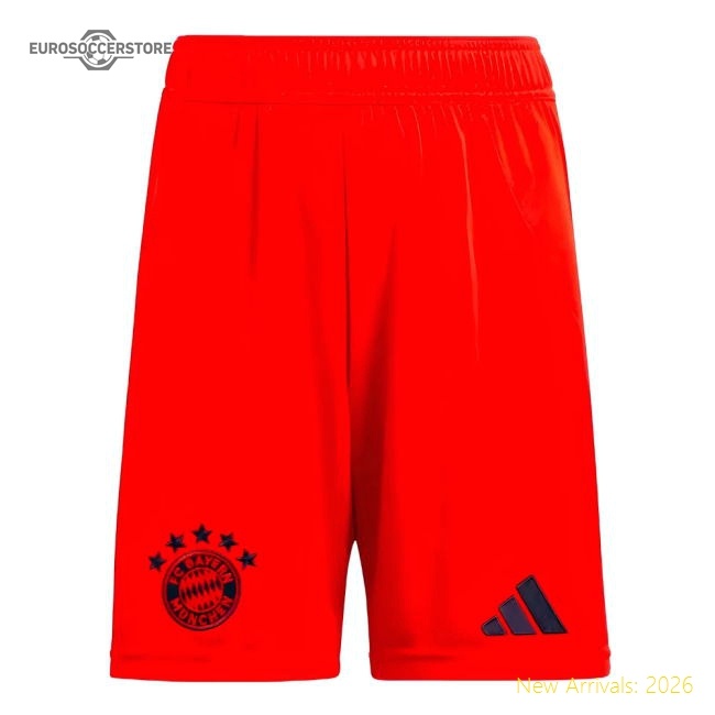 2024-2025 Bayern Munich Home Shorts (Red)-Football Shirts Shop