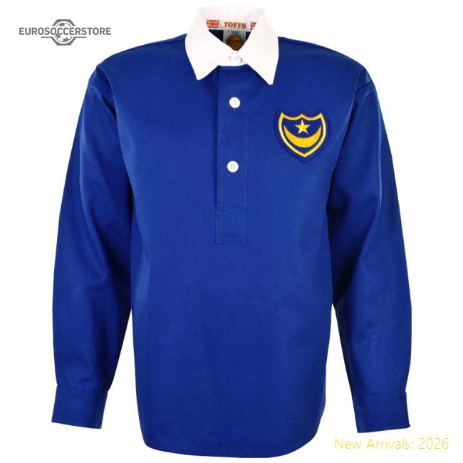 Portsmouth 1939 FA Cup Winners Retro Football Shirt-Football Shirts Shop
