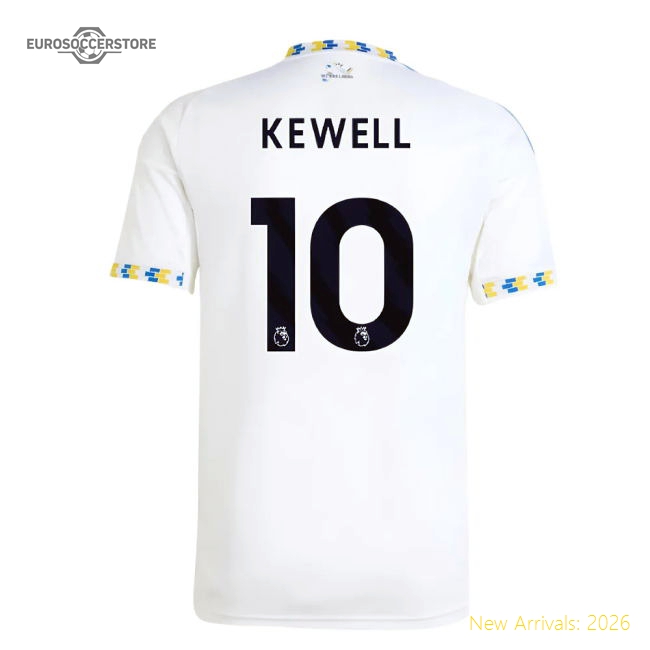 2025-2026 Leeds United Home Shirt (Kewell 10)-Football Shirts Shop