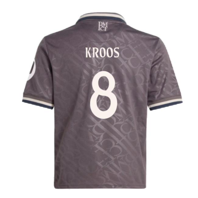 2024-2025 Real Madrid Third Youth Kit (Kroos 8)-Football Shirts Shop