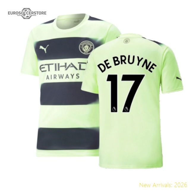 2022-2023 Man City Third Shirt (DE BRUYNE 17)-Football Shirts Shop