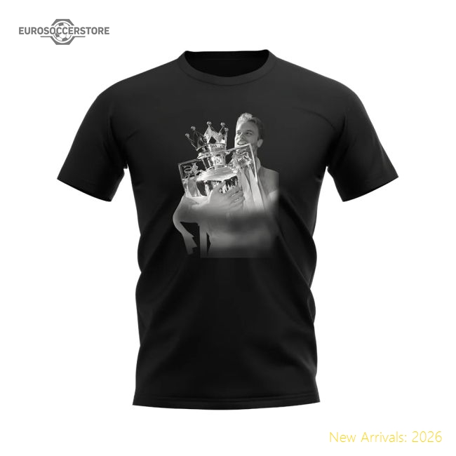 Dennis Bergkamp Arsenal Legend T-Shirt (Black)-Football Shirts Shop