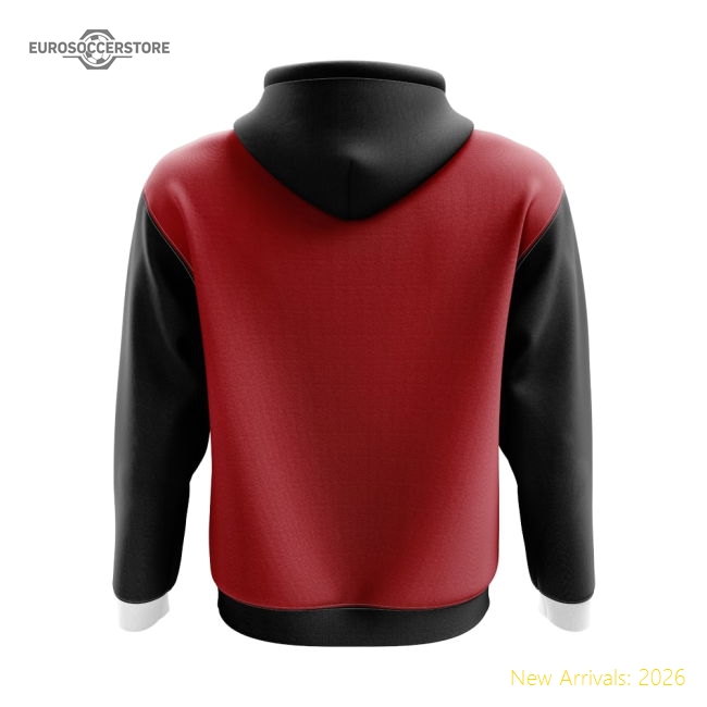 Bahrain Concept Country Football Hoody (Red)-Football Shirts Shop