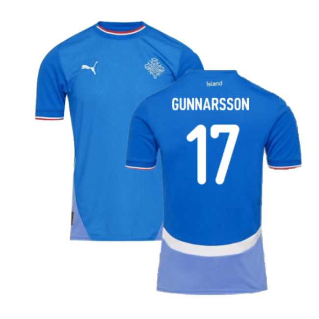 2024-2025 Iceland Home Shirt (Gunnarsson 17)-Football Shirts Shop