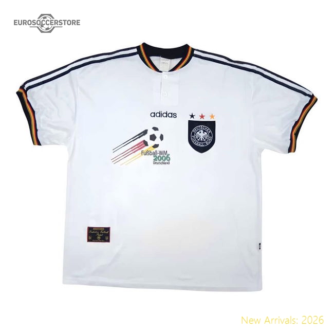 Germany 1996-98 Home WM06 Shirt (S) (Excellent)-Football Shirts Shop