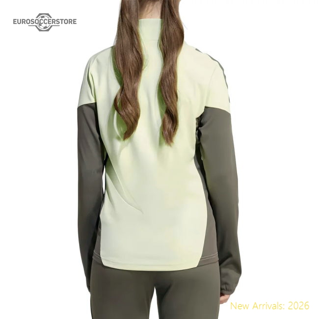 2025-2026 Real Madrid Training Top (Almost Lime) - Kids-Football Shirts Shop