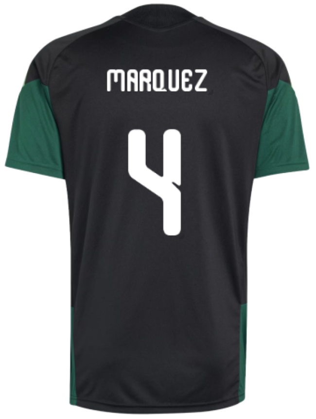 2026-2027 Mexico Training Jersey (Black) (Marquez 4)-Football Shirts Shop