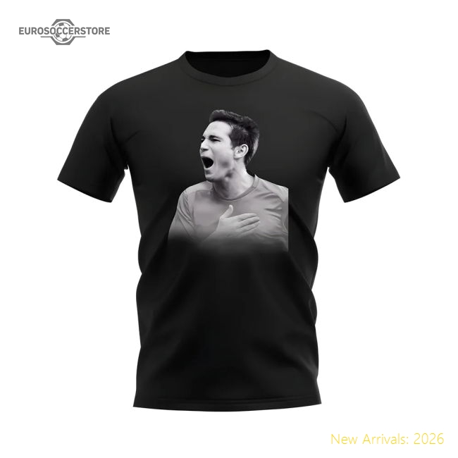 Frank Lampard Chelsea Legend T-Shirt (Black)-Football Shirts Shop