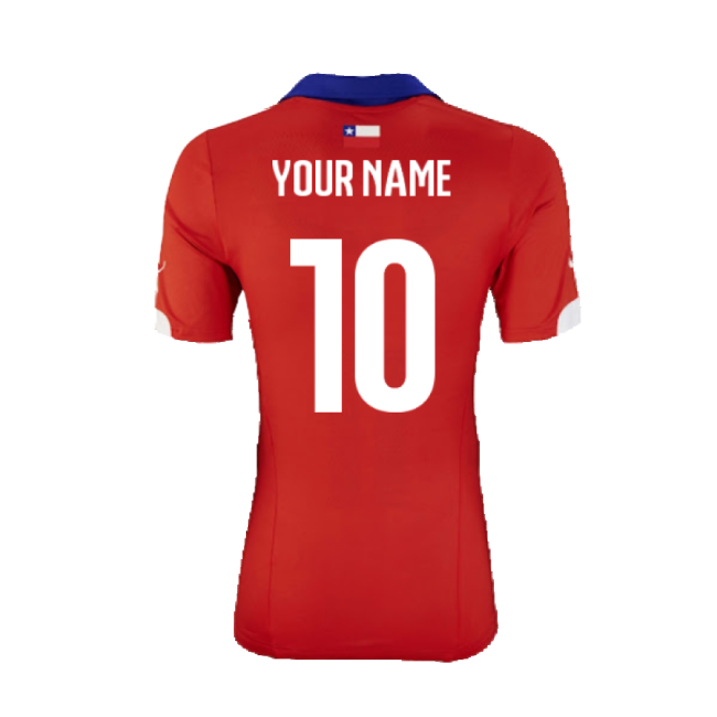 Chile 2014-15 Home Shirt ((Excellent) XL) (Your Name)-Football Shirts Shop