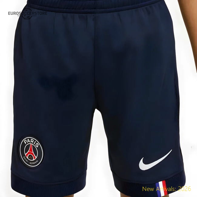 2025-2026 PSG Home Shorts (Navy) - Kids-Football Shirts Shop
