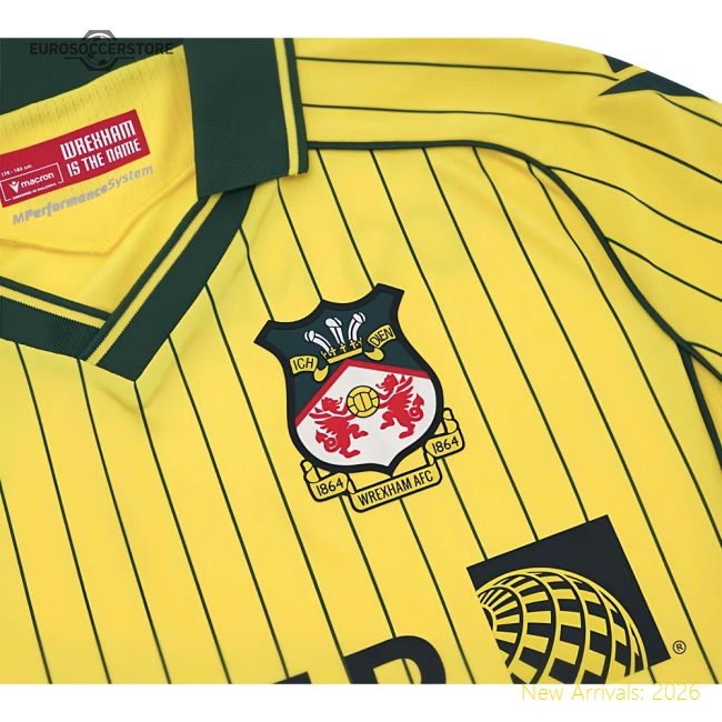 2025-2026 Wrexham Away Shirt (Kids)-Football Shirts Shop