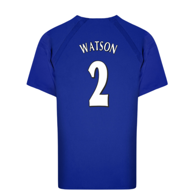 Everton 2003 Anniversary Retro Home Shirt (Watson 2)-Football Shirts Shop
