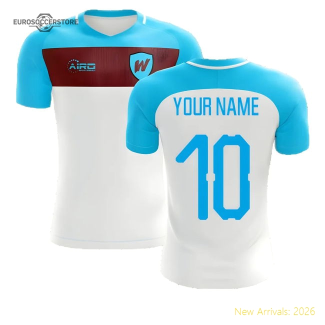 2025-2026 West Ham Away Concept Football Shirt (Your Name)-Football Shirts Shop