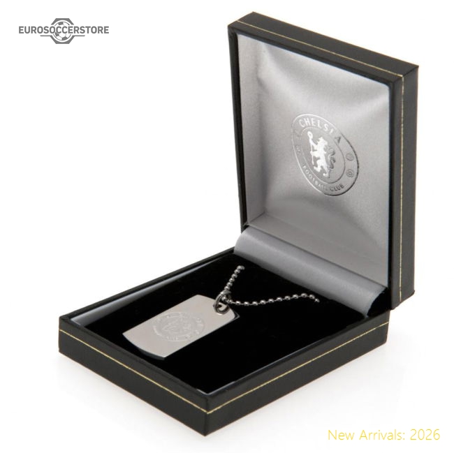 Chelsea FC Engraved Dog Tag & Chain-Football Shirts Shop