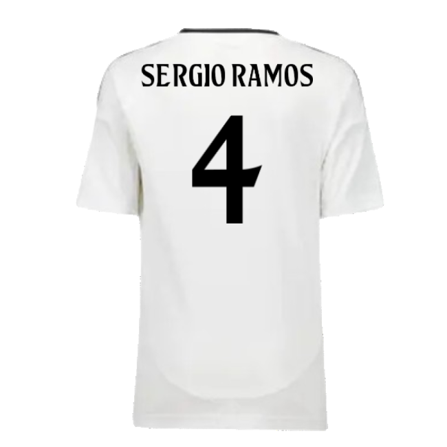 2024-2025 Real Madrid Home Youth Kit (Sergio Ramos 4)-Football Shirts Shop