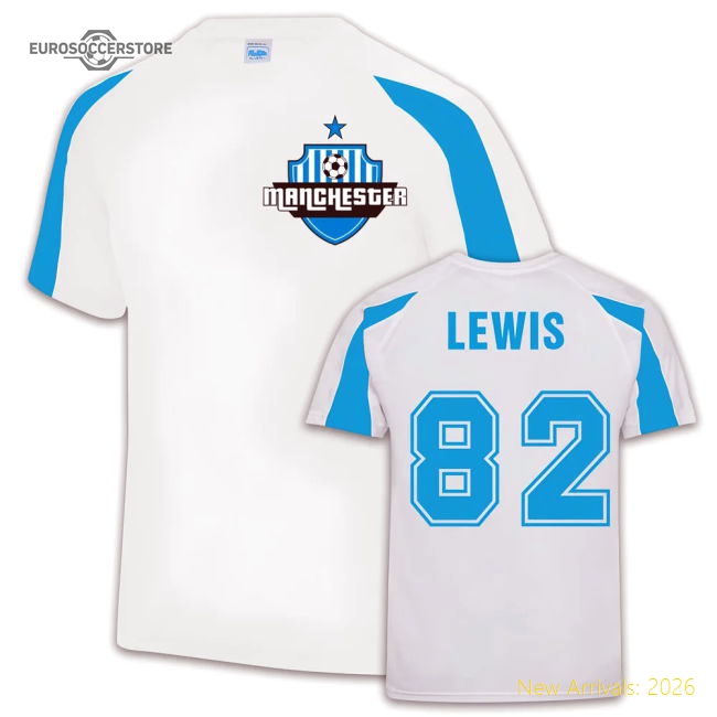 Manchester City Sports Training Jersey (Rico Lewis 82)-Football Shirts Shop