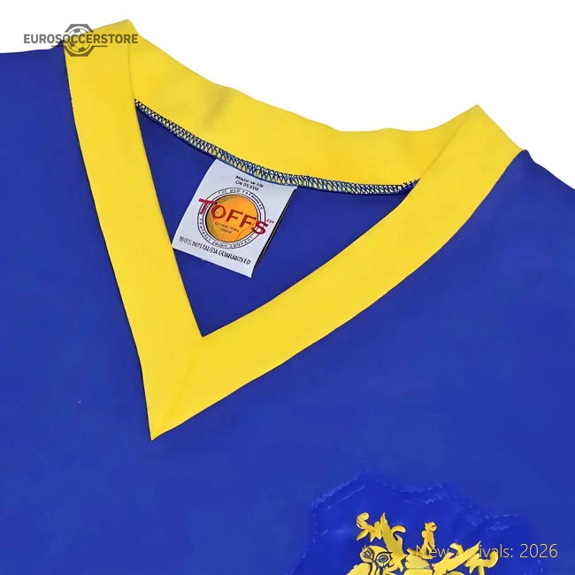 Leeds United 1956-61 Retro Football Shirt-Football Shirts Shop