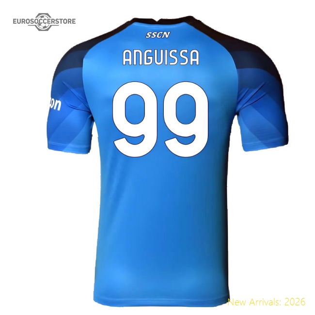 Napoli 2022-23 Player Issue Home Shirt (3XL) (Anguissa 99) (Excellent)-Football Shirts Shop
