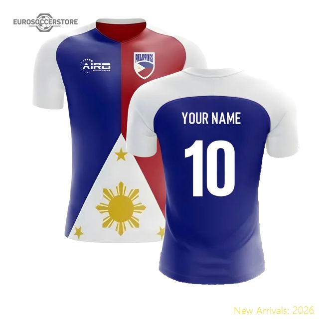 Philippines 2024-2025 Home Concept Football Shirt - Kids (4-5y) (BNWT) (Your Name)-Football Shirts Shop
