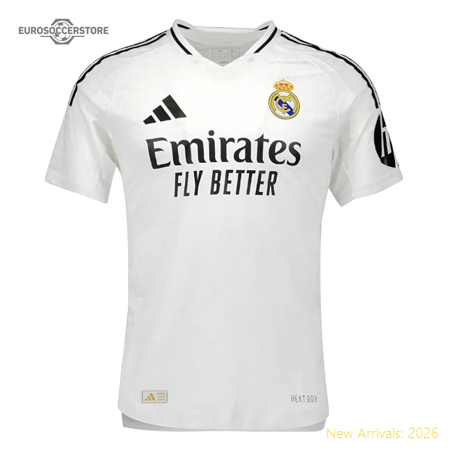 2024-2025 Real Madrid Authentic Home Shirt (Mbappe 9)-Football Shirts Shop