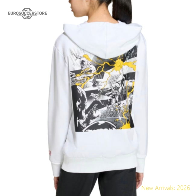 2025-2026 Real Madrid Marvel Hoody (White) - Kids-Football Shirts Shop