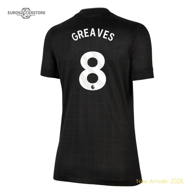 2025-2026 Tottenham Away Shirt (Womens) (Greaves 8)-Football Shirts Shop
