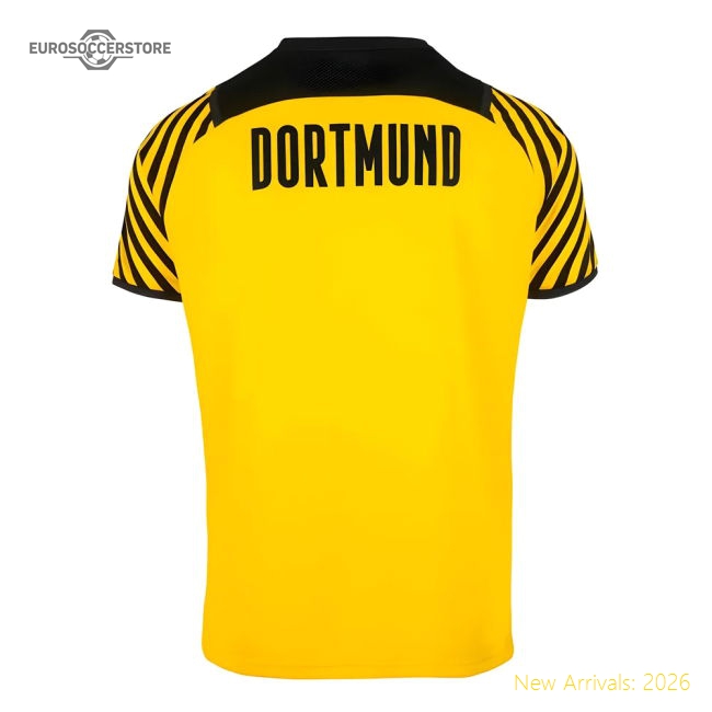 2021-2022 Borussia Dortmund Authentic Home Shirt-Football Shirts Shop