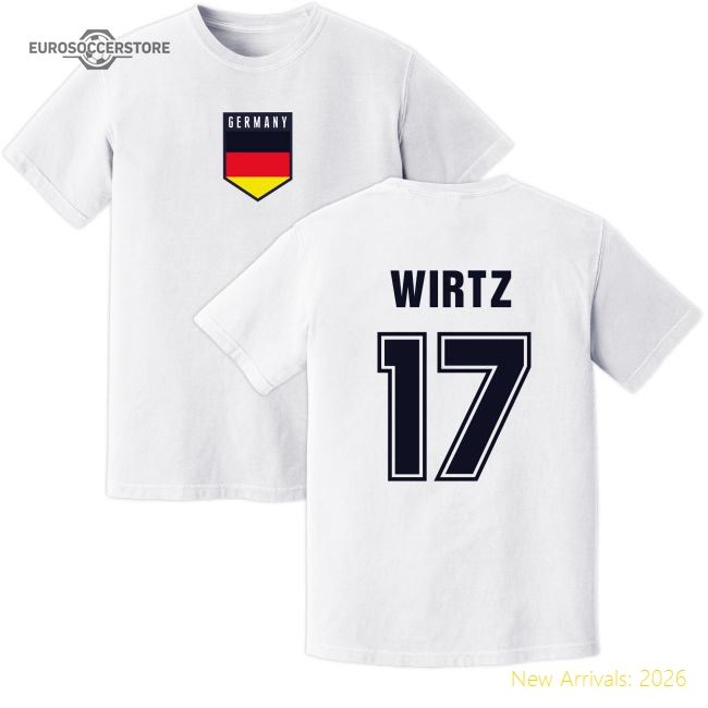 Wirtz Germany Training Jersey (White)-Football Shirts Shop