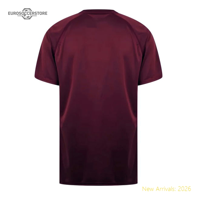 West Ham United Poly T-Shirt (Claret/Blue)-Football Shirts Shop