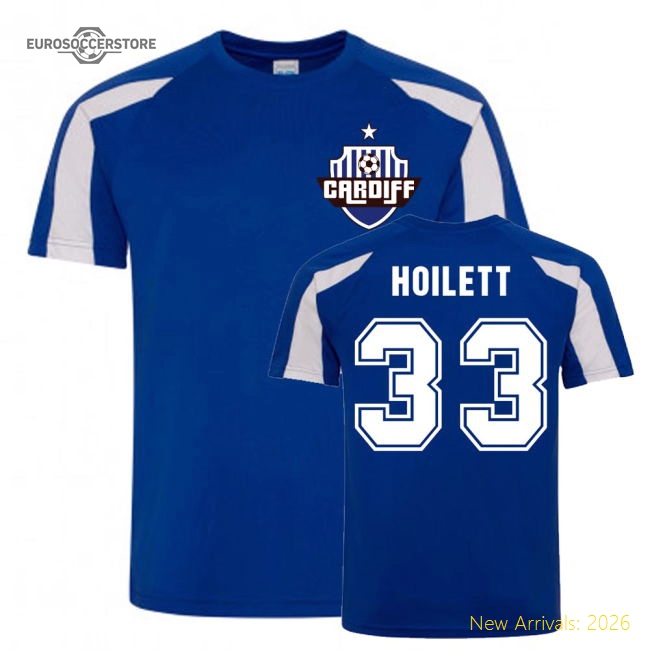 Junior Hoilett Cardiff City Sports Training Jersey (Blue)-Football Shirts Shop