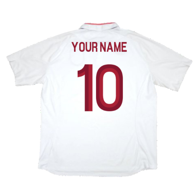 England 2012-13 Home Shirt (Good) (Your Name)-Football Shirts Shop